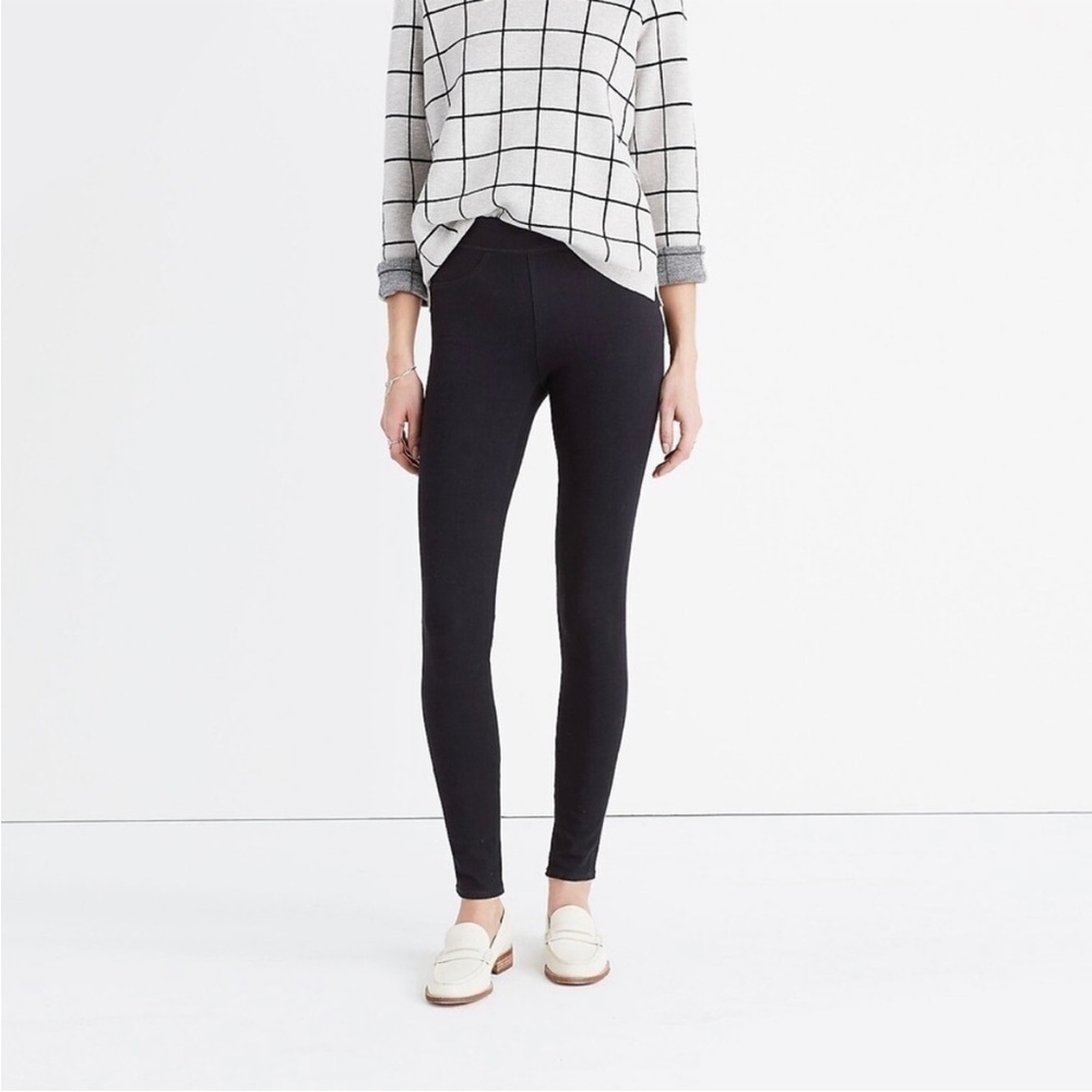 MADEWELL The Anywhere Jean Black Pull On Stretch Skinny Jegging Jeans Size 25